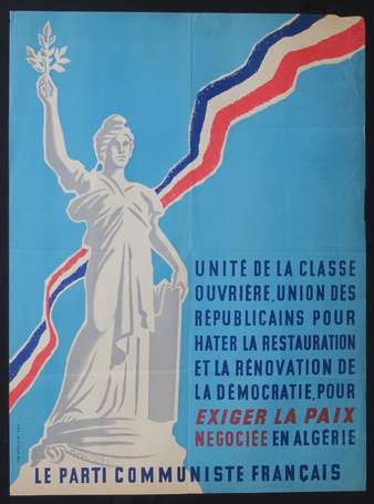 PARTI COMMUNISTE PCF  - 1960 - Exigez la paix en 