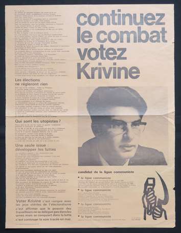 LIGUE COMMUNISTE REVOLUTIONNAIRE - Alain Krivine -