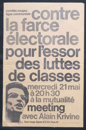 LIGUE COMMUNISTE REVOLUTIONNAIRE - Alain Krivine -