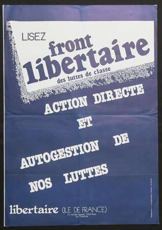 FRONT LIBERTAIRE - Action directe et autogestion 