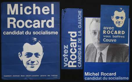SOCIALISTES - MICHEL ROCARD - Candidat du 