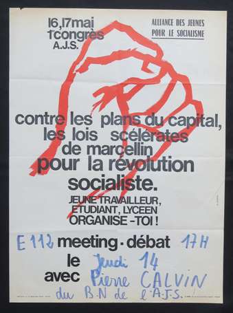 ALLIANCE DES JEUNES POUR LE SOCIALISME - 1970 - 