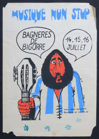 CONTESTATION - 1965 - Point rencontre Bagnères de 
