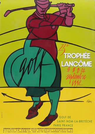 SPORT - GOLF - 23è Trophée LANCOME 1992 - Affiche 