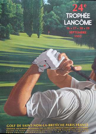 SPORT - GOLF - 24è Trophée LANCOME 1994. Affiche 