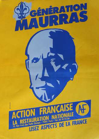 ACTION FRANCAISE - lot de 3 affiches : Génération 