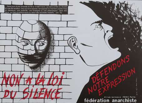 Fédération Anarchiste - Non à la loi du silence, 