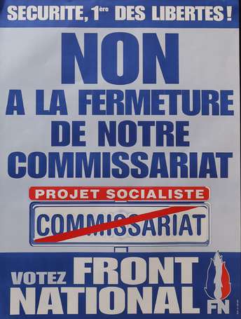 FN - Front National - 20 affiches de campagne 