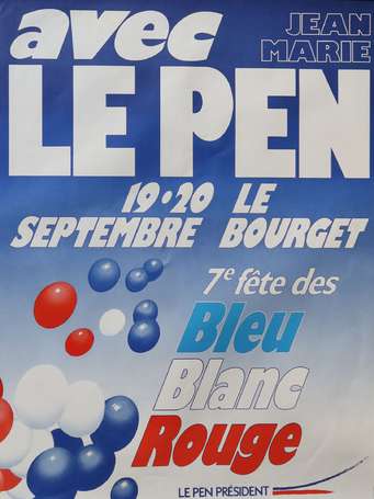 FN - Front National - 17 affiches de campagne 
