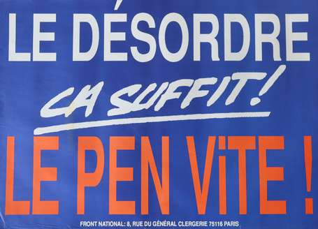 FN - Front National - 20 affiches de campagne 