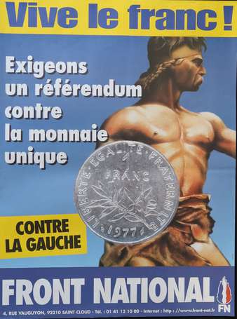 FN - Front National - 20 affiches de campagne 