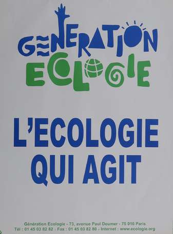 Génération Ecologie - L'écologie qui agit - 