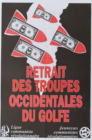 Ligue Communiste Révolutionnaire - 4 affiches - 
