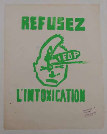 MAI 68 - Refusez l'intoxication - Affiche entoilée