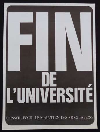 MAI 68 - Situationnisme - Fin de l'université - 