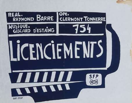 ORTF - 1978 - 4 affiches de la Lutte pour le 