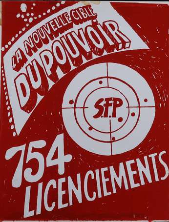 ORTF - 1978 - 4 affiches de la Lutte pour le 