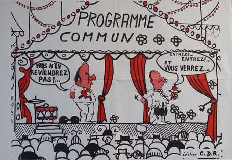Parti Socialiste - Parti Communiste - Affiche 