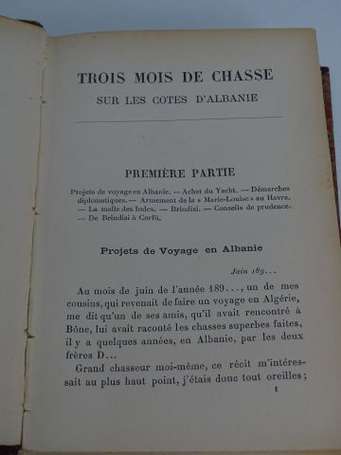 LAFONT (Emile) - Trois mois de chasse sur les 