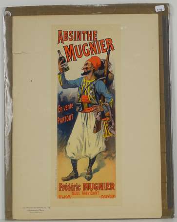 Absinthe MUGNIER : Planche No 135 des Maîtres de 