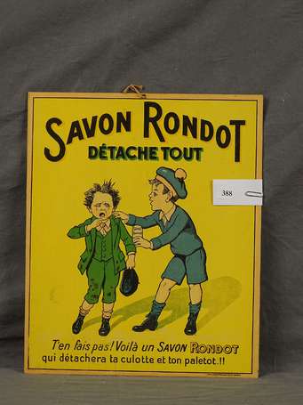 SAVON RONDOT « Détache Tout » : Panonceau 