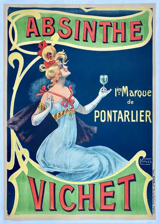 ABSINTHE VICHET /à Pontarlier : Affiche 