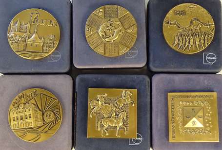 6 médailles en bronze pour les vœux