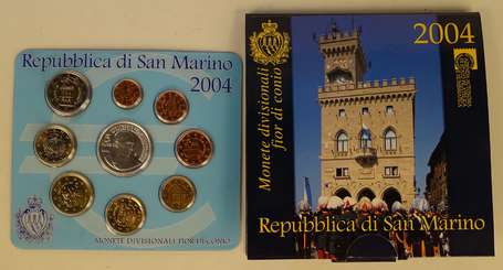 Coffret euro Brillant universel San Marin 2004