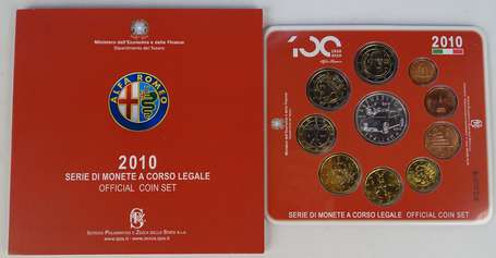 Coffret euro Italie centenaire Alfa Romeo 