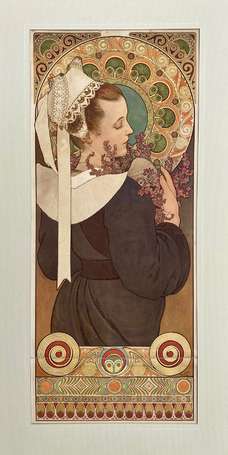 MUCHA Alphonse 1860-1939 Bruyère de falaise 