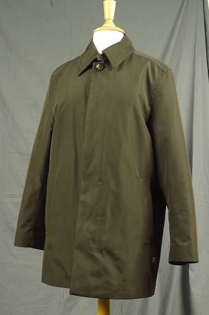 HUGO BOSS - Imperméable trois-quart marron glacé 