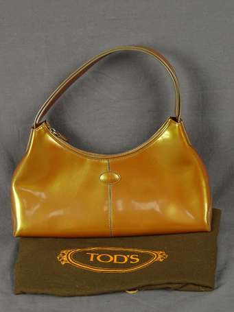 TOD'S - Sac à main modèle baguette, cuir glacé 