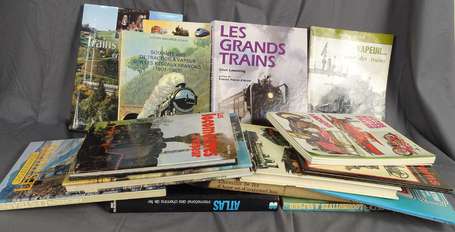 Lot de livres sur le chemin de fer 