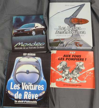 Lot de livres sur l'automobile 