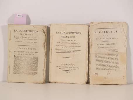 [RÉVOLUTION FRANÇAISE - CONSTITUTION DE 1791] - 