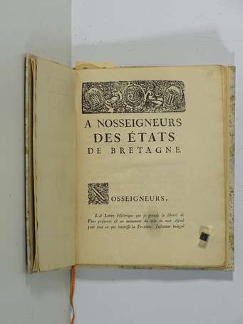 [BRETAGNE] - HÉVIN (Pierre) - Réfutation de la 