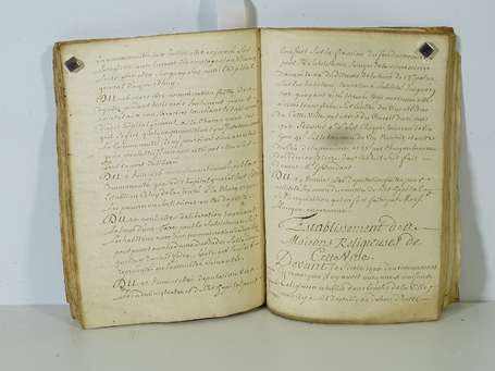 [RENNES - MANUSCRIT] - LANGUEDOC (Gilles de) - 