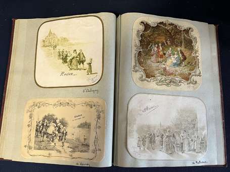 Album d'étiquettes anciennes de Boites de Dragées