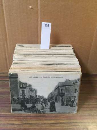 Bretagne - 35 - ile et vilaine - env. 300 CPA - 