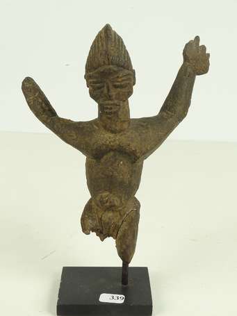 Ancienne statuette votive en bois dur 'Bateba' 