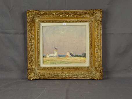 HASSELT Van Willem 1882-1963 Le Phare Huile sur 