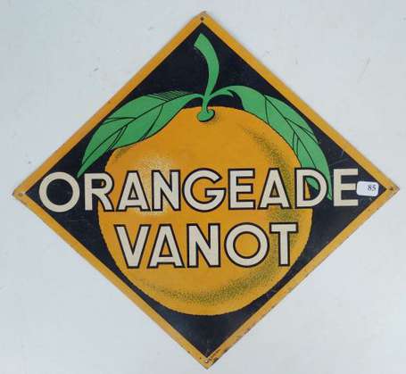 ORANGEADE VANOT : Tôle. 33,6 x 31cm