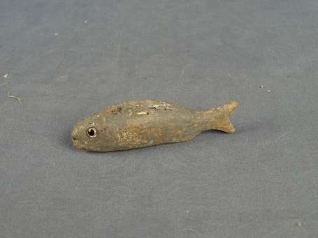 Boite à confiserie 19eme, poisson couché 11 cm, 