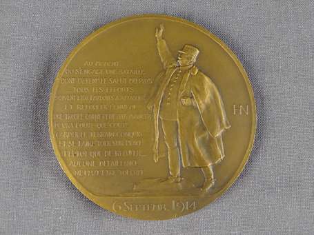 Médaille de table - Marechal JOFFRE 6 Septembre 