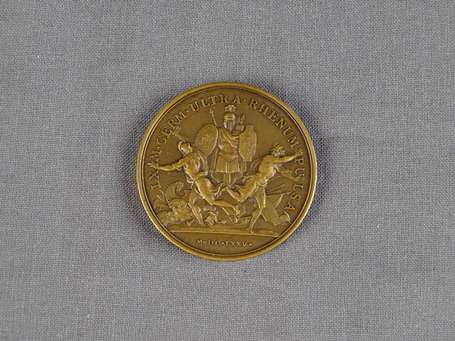 Médaille de table - LUDOVICUS MAGNUS REX , bel 