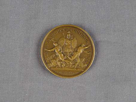 Médaille de table - LUDOVICUS MAGNUS REX , bel 