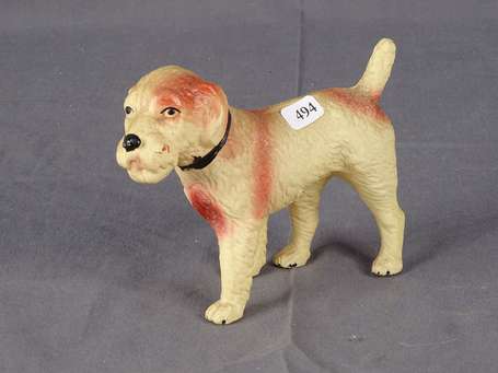 Celluloid - Chien Fox Terrier, 17 cm Japan , peu 