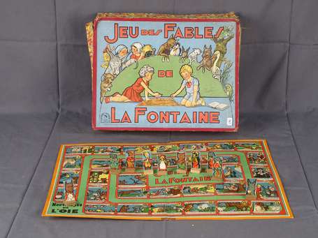 Coffret - Jeu des fables de la fontaine , dessin 