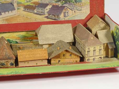Coffret de village - maisons en bois avec images 