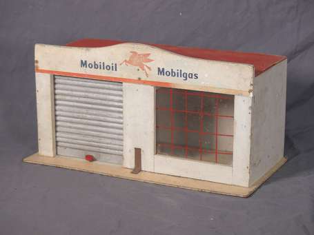 Garage - Mobiloil - manque pompe - 42x21cm hauteur